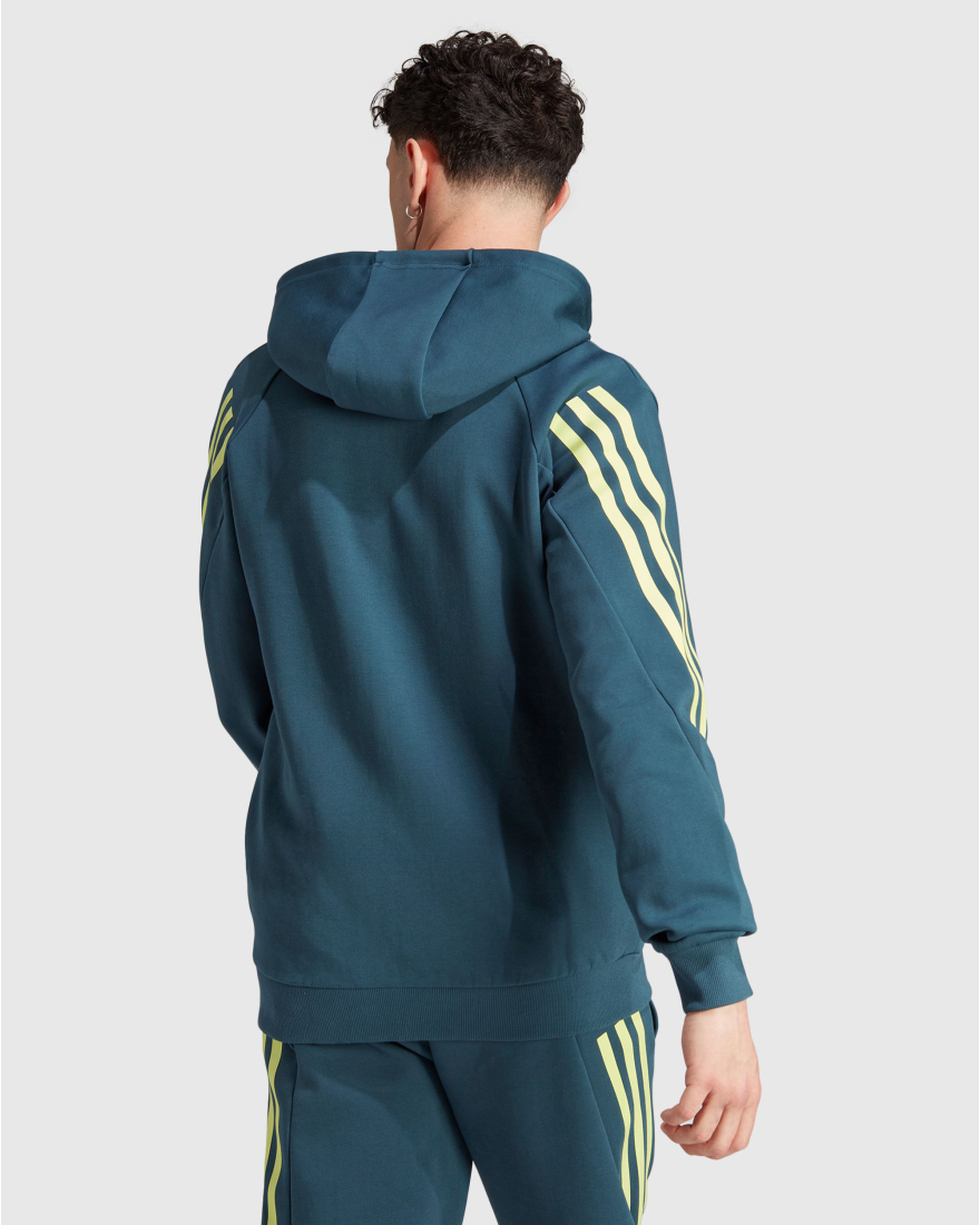 Hoodie Fleece Felpa Zip Adidas Uomo Adidas Sportswear FUTURE ICONS