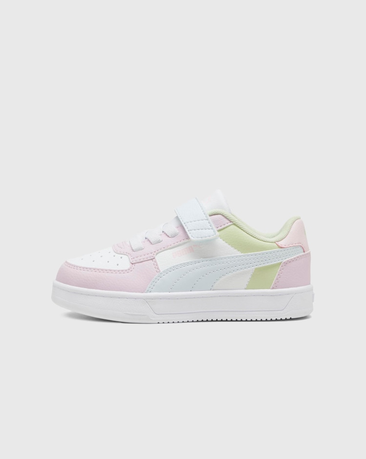 Puma Caven 2.0 Block Bianco Bambina