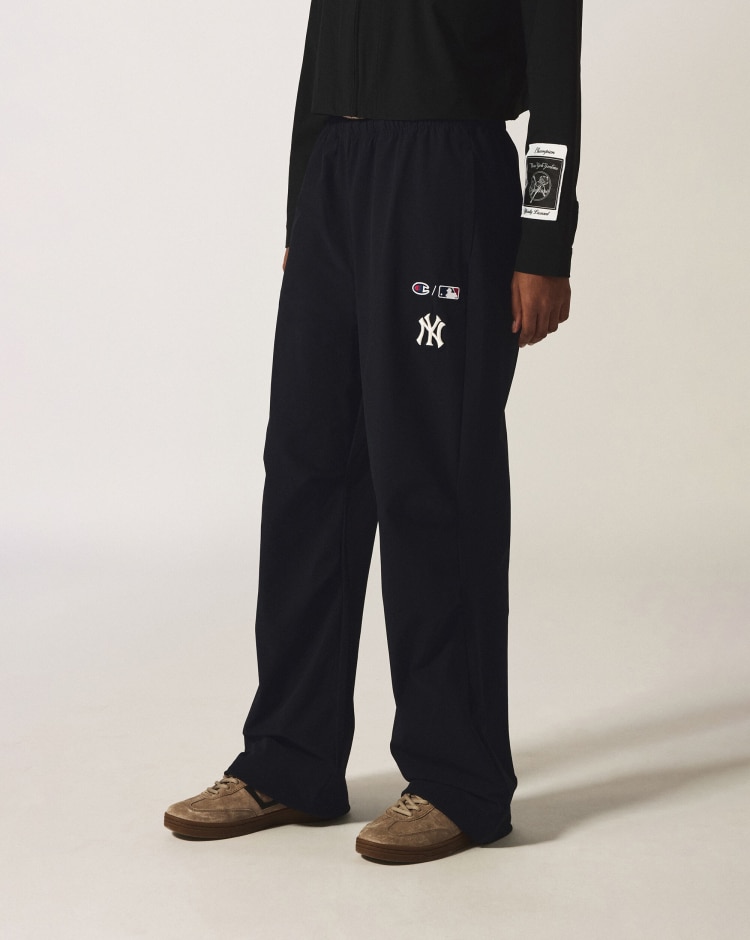 Pantaloni Parachute MLB Nero Donna