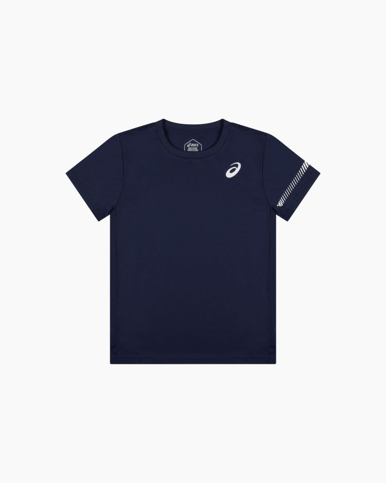 Asics T-Shirt Tennis Rosso Bambino