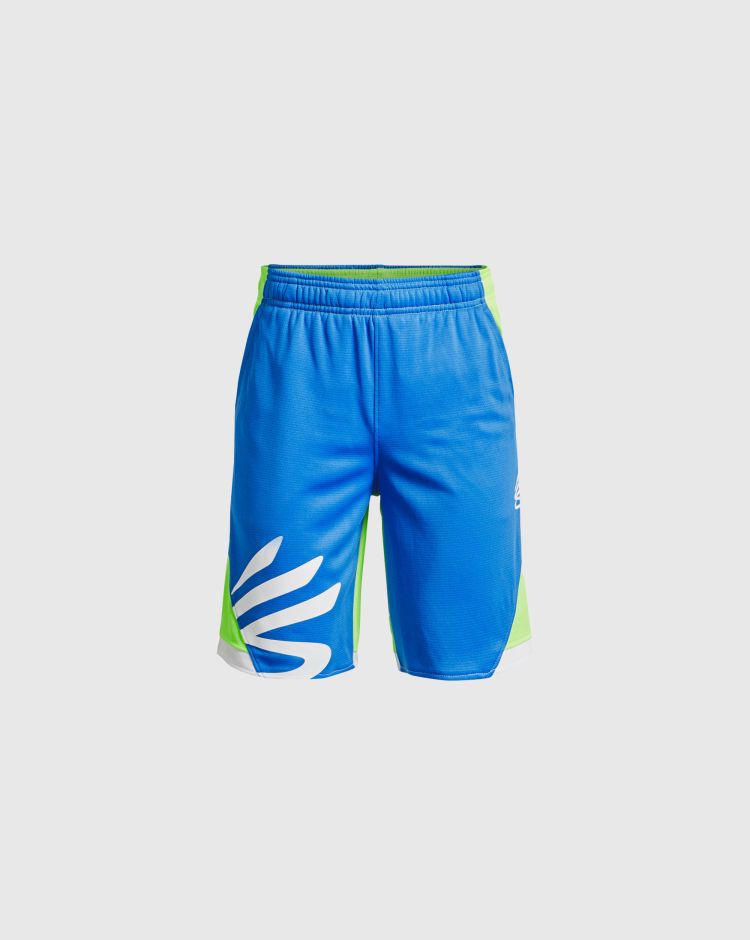 Under Armour Shorts Curry Splash Blu Bambino