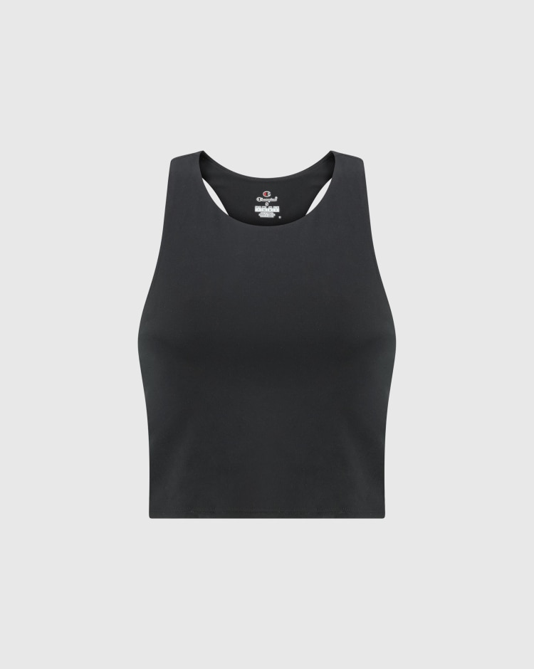 Crop Top C-Tech Nero Donna