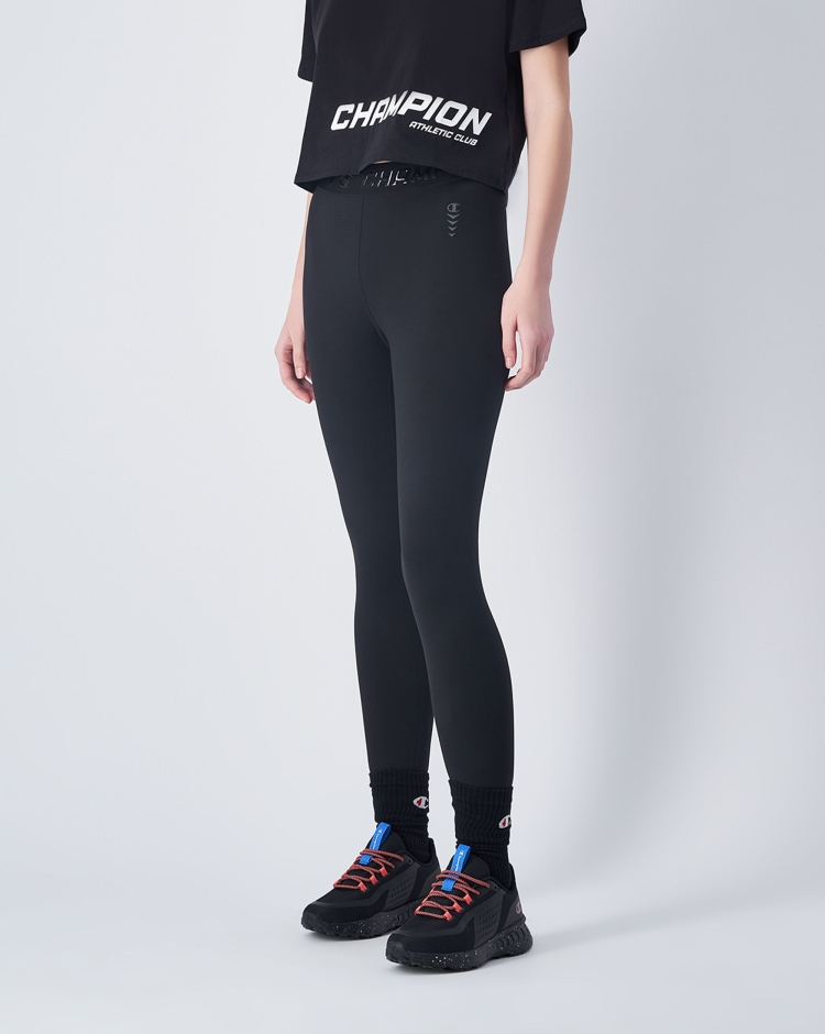 Champion Leggings Athletic Fit Nero Donna