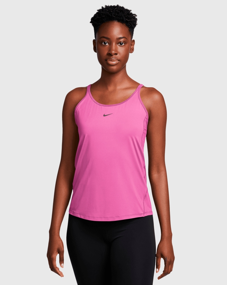 Nike One Classic Dri-FIT Strappy Tank Top Rosa Donna