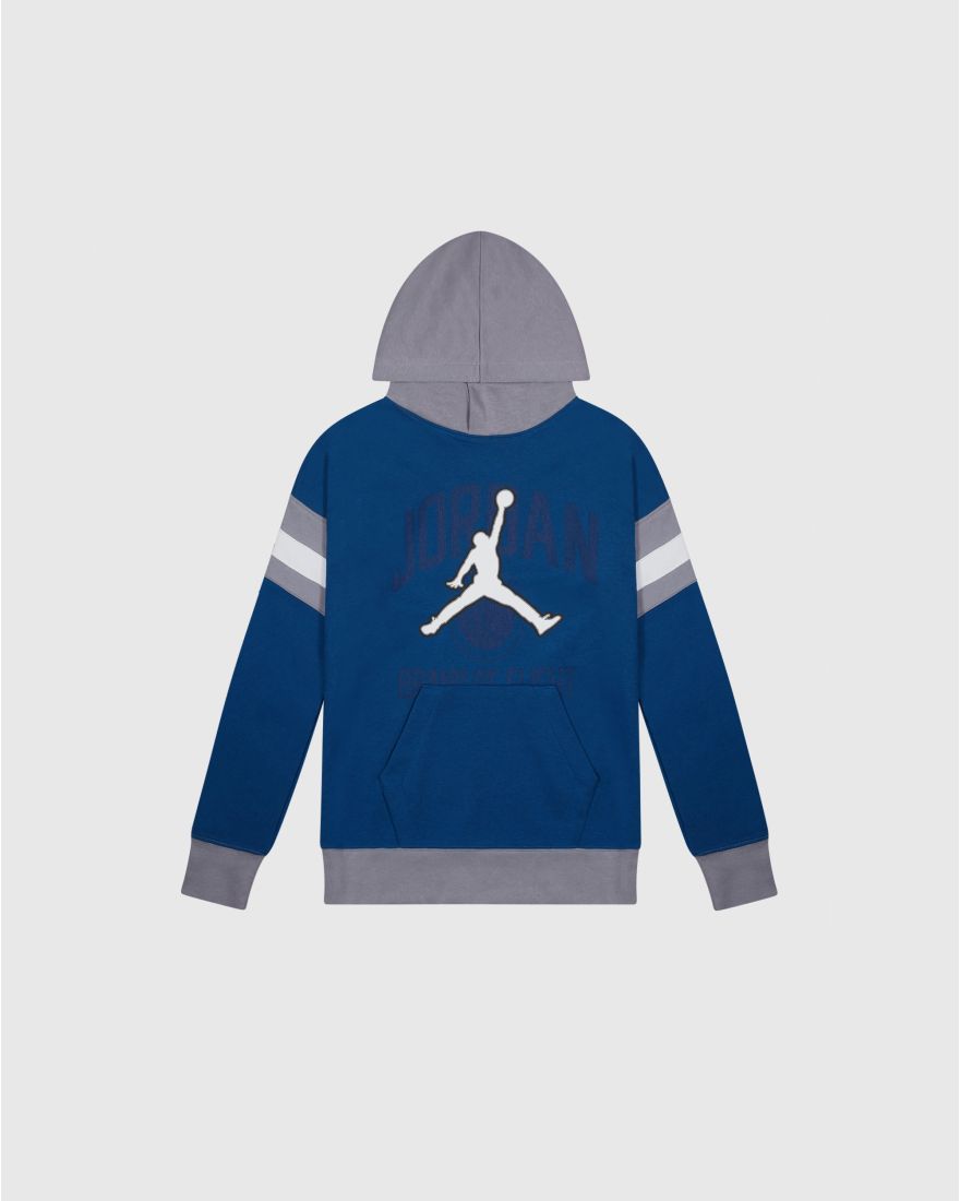 Nike Jordan Felpa Con Cappuccio Gym 23 Blu Bambino