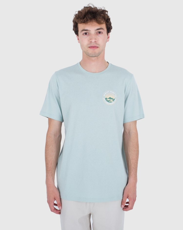 Hurley T-Shirt Everyday Explore Range Blu Uomo