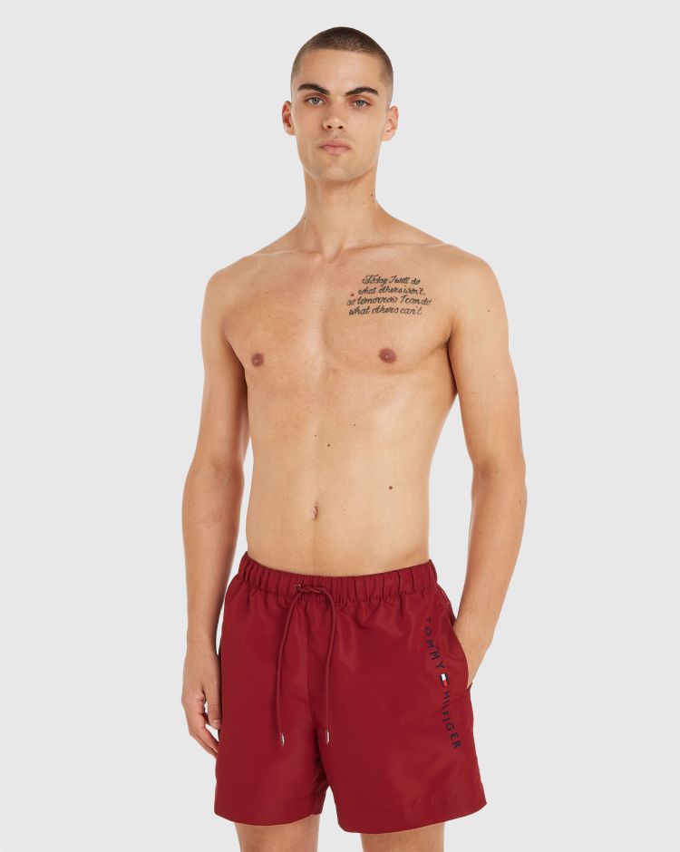 Tommy Hilfiger Costume da Bagno Original Rosso Uomo