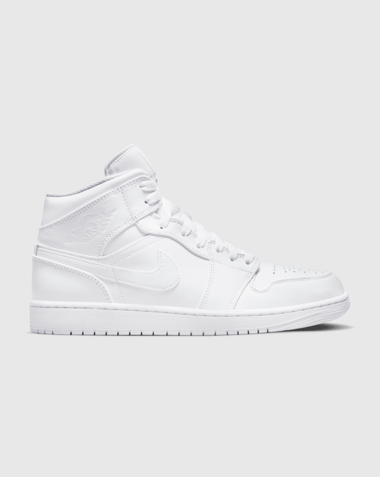 Nike Air Jordan 1 Mid Bianco Uomo