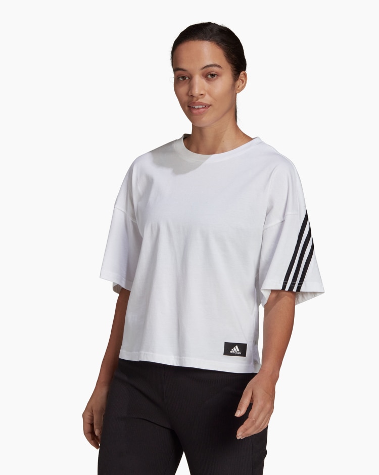 Adidas T-shirt adidas Sportswear Future Icons 3-Stripes Bianco Donna