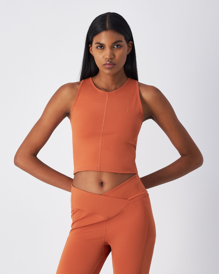 Canotta Athletics Marrone Donna