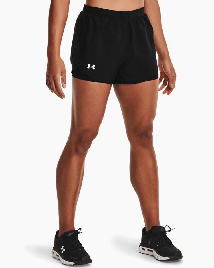 Under Armour Fly By 2.0 2n1 Shorts Nero Donna