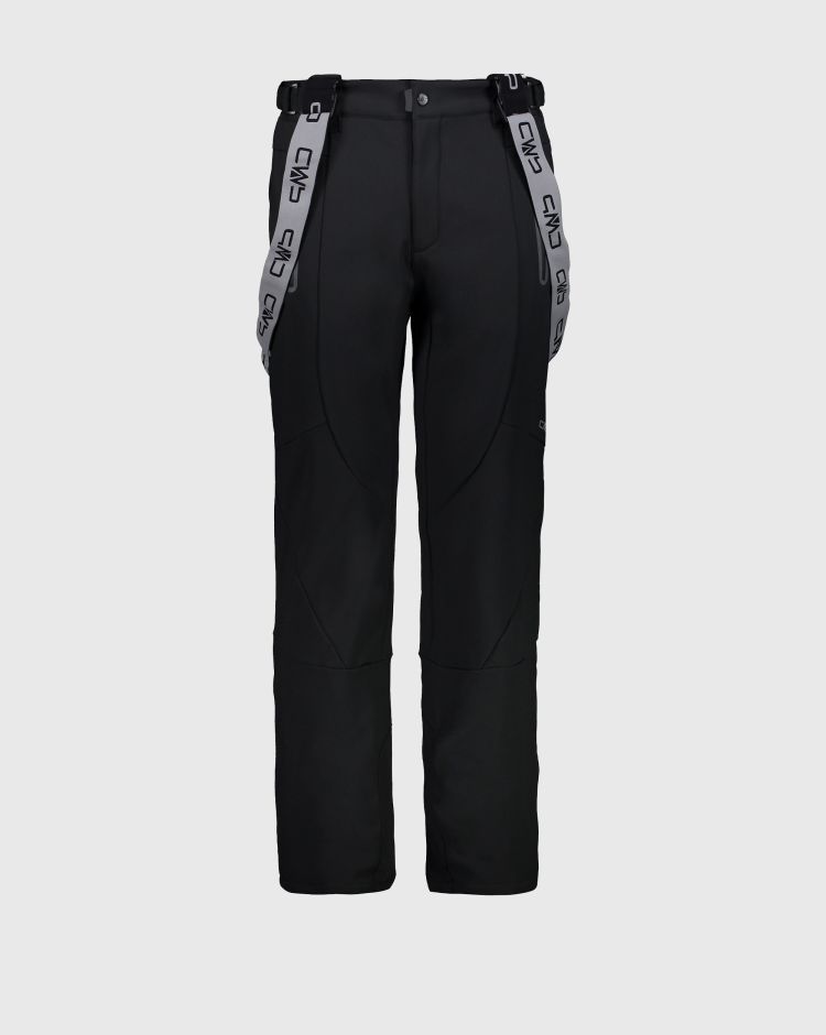 CMP Salopette Softshell Nero Uomo