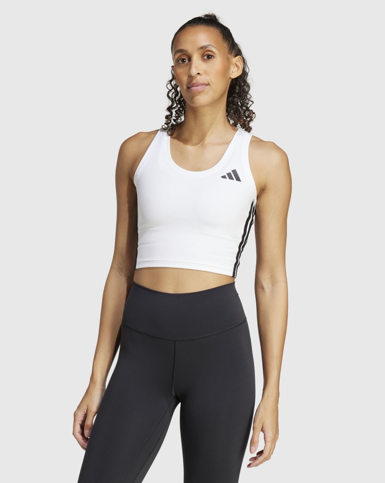 Adidas Canotta Train Essentials 3-Stripes Crop