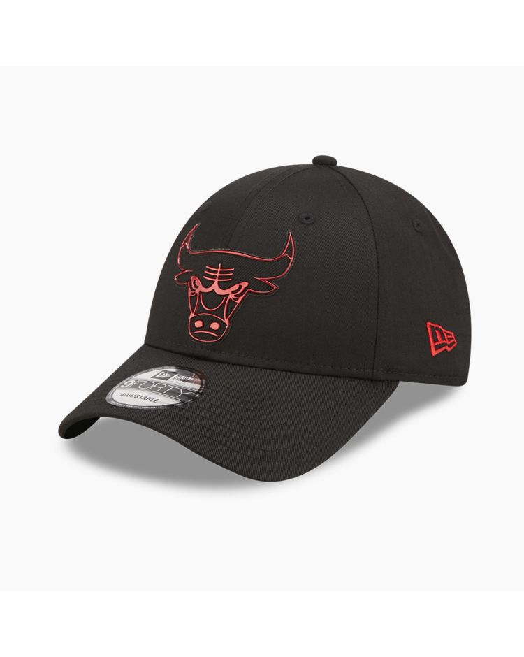 New Era Foil Logo 9Forty Chicago Bulls Nero Unisex