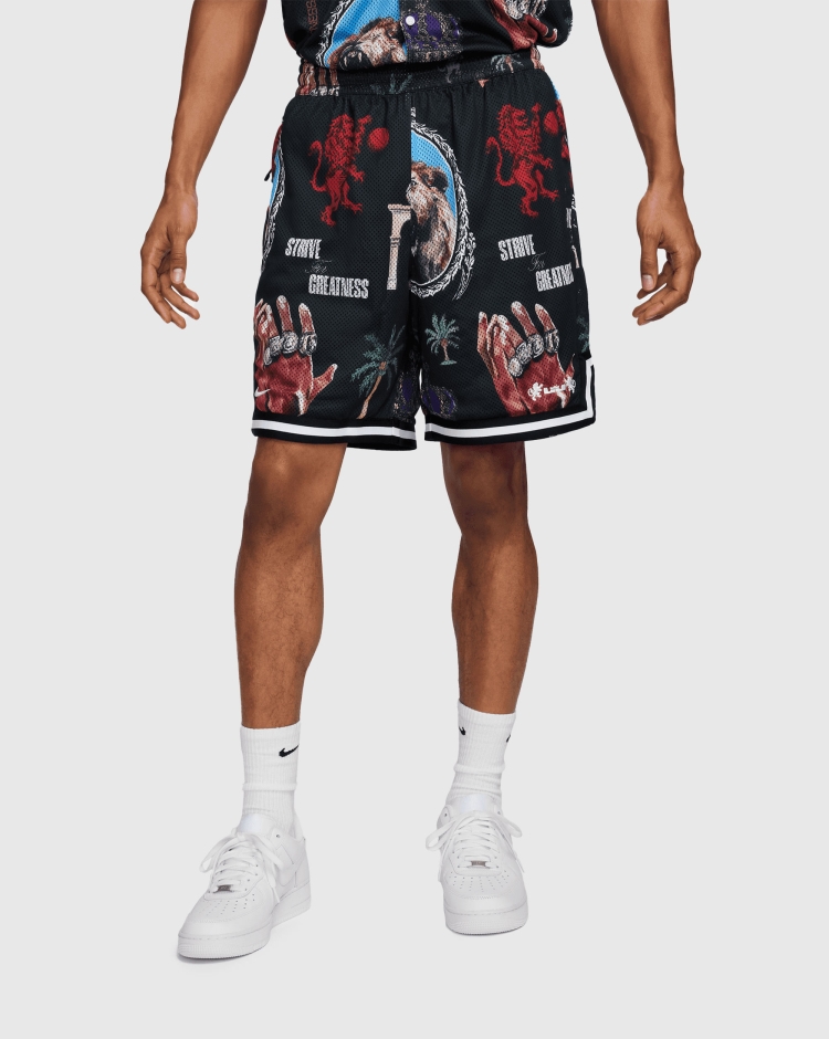 Nike Shorts da basket 20 cm Nike Dri-FIT DNA LeBron James Nero Uomo