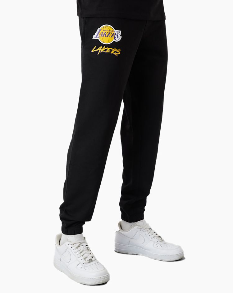 New Era NBA Script Jogger Nero Uomo