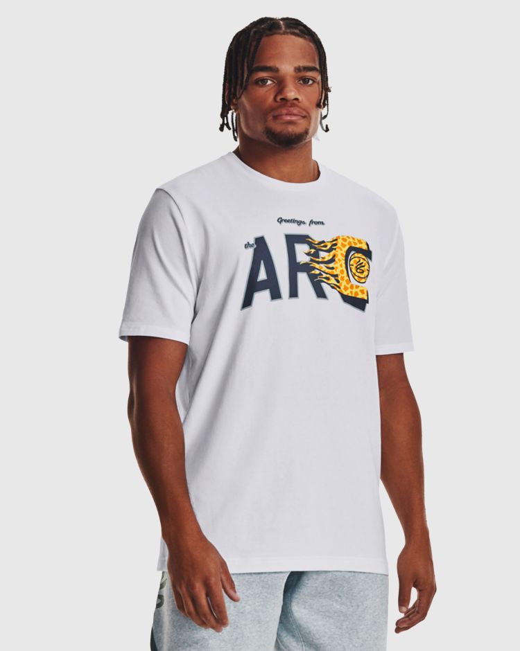 Under Armour T-Shirt Curry Arc Bianco Uomo