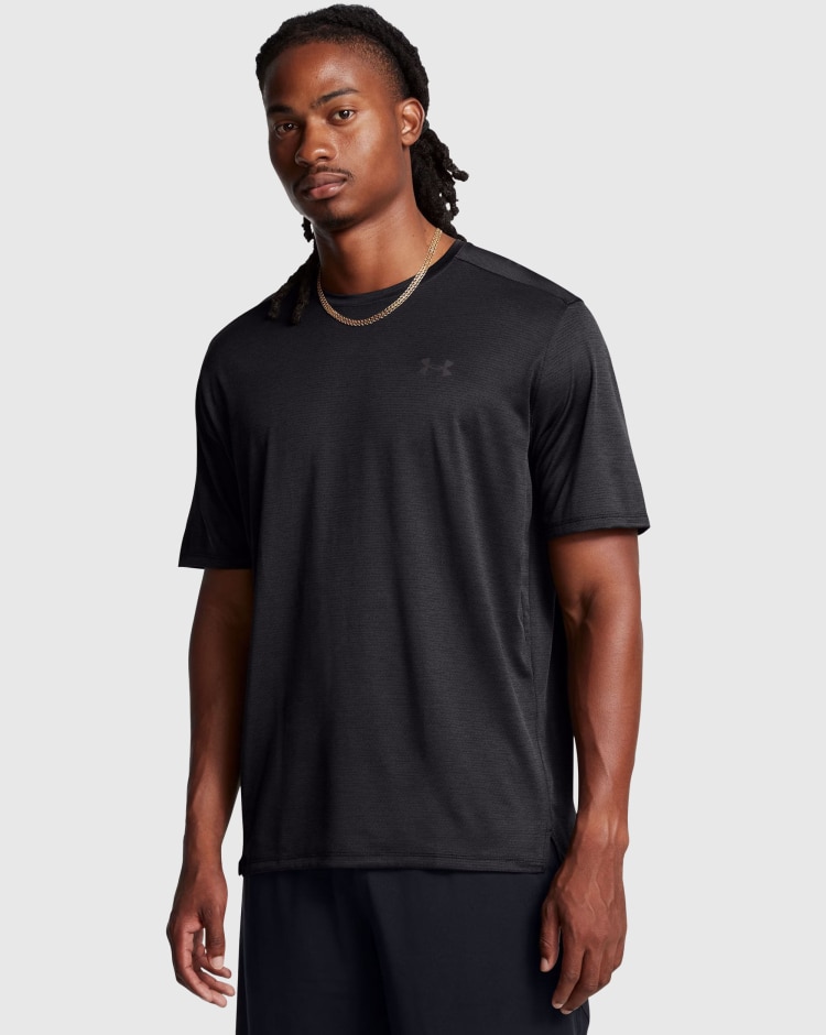 Maglia a maniche corte UA Tech Vent Nero Uomo