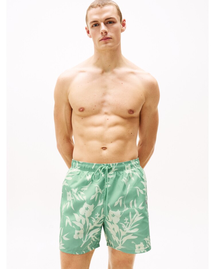Costume shorts Original con stampa Verde Uomo