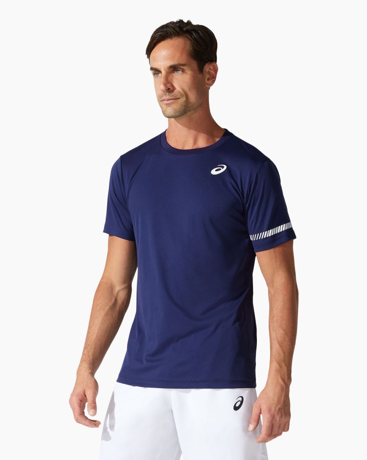Asics T-Shirt Court Rosso Uomo