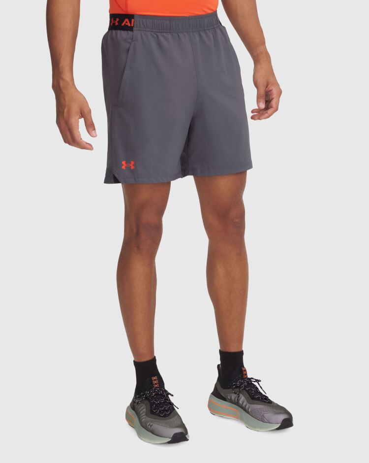 Shorts UA Vanish Woven 15 cm Grigio Uomo