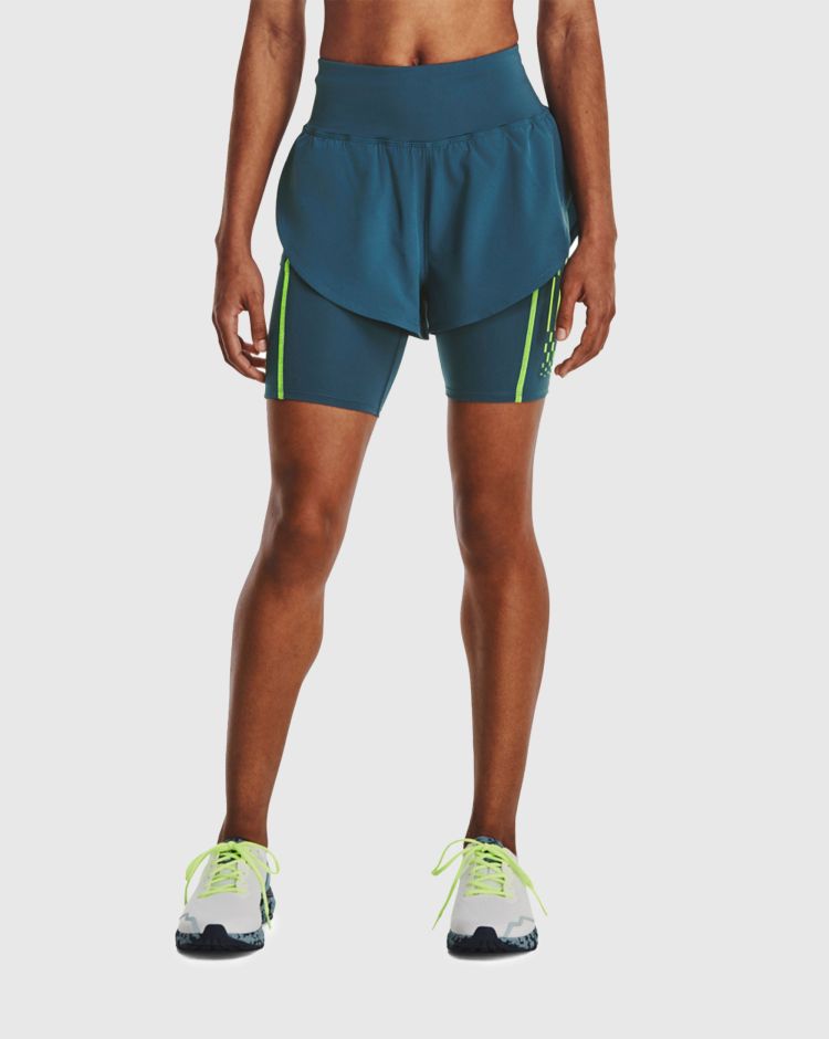 Under Armour Shorts UA Run Anywhere Blu Donna