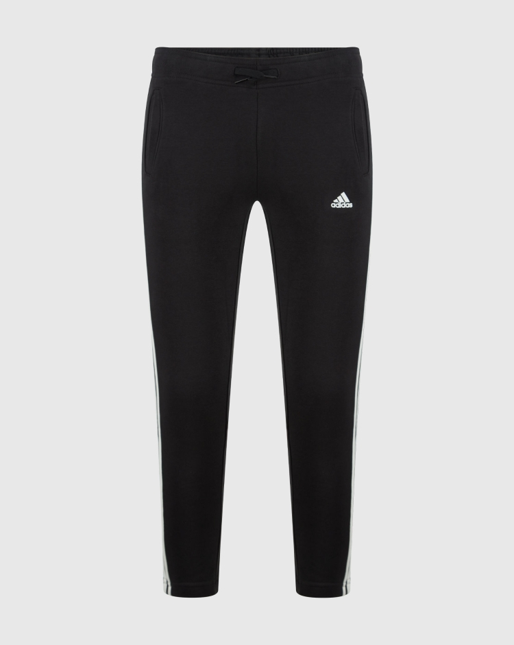 Adidas Pantaloni Essentials 3-Stripes Nero Bambina
