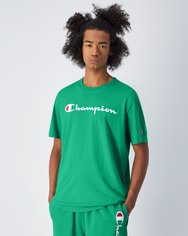T-Shirt Manica Corta Icons Verde Uomo