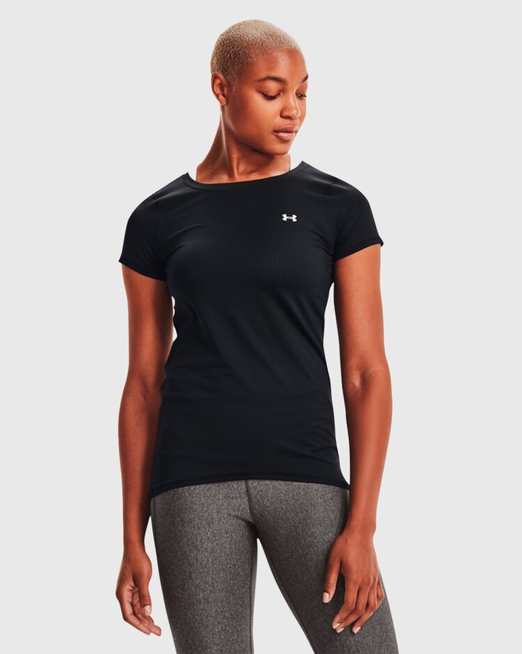 Under Armour Maglia a manica corta HeatGear® Nero Donna