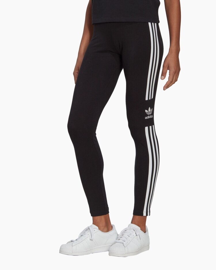 Adidas Leggings Trefoil Nero Donna