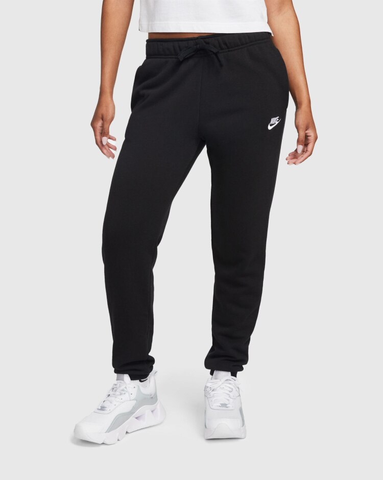 Nike Pantaloni Club Fleece Nero Donna