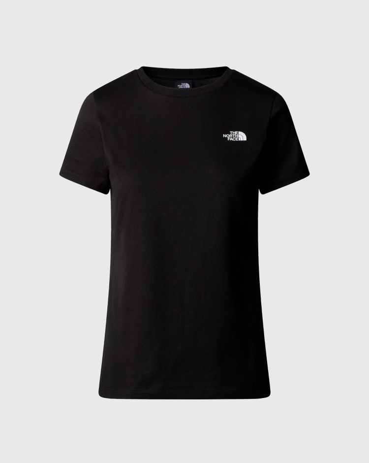 The North Face T-Shirt Simple Dome Slim Nero Donna