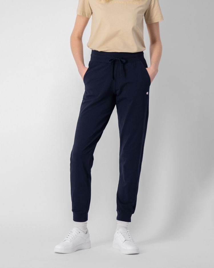 Champion Pantaloni Con Risvolto Blu Donna