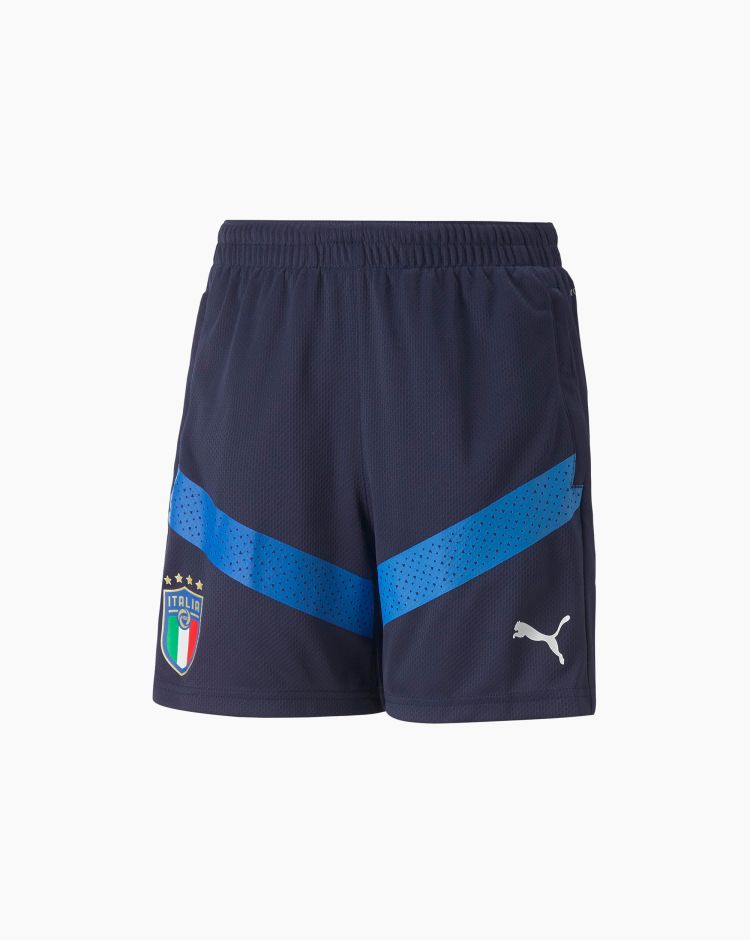 Puma Figc Italia Training Shorts Blu Bambino