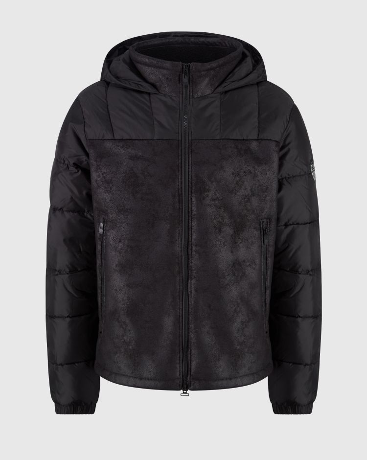 Emporio Armani EA7 Giacca imbottita con cappuccio Winter Jackets Nero Uomo