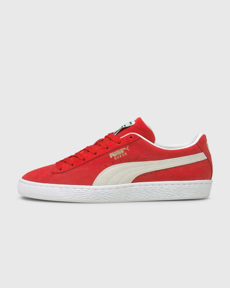 Puma Suede Classic XXI in Pelle Scamosciata Rosso Uomo