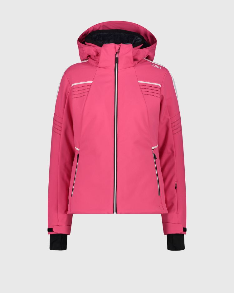 CMP Giacca da Sci Cappuccio Softshell Viola Donna