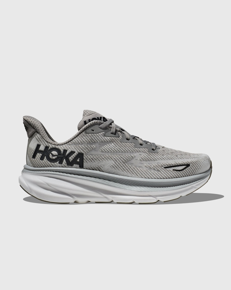 Hoka Clifton 9 Grigio Uomo