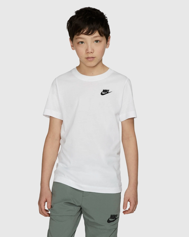 Nike T-Shirt Futura BIANCO Bambino