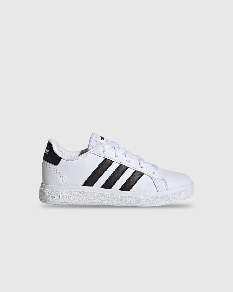 Adidas Grand Court 2.0 Bianco Nero Bambino