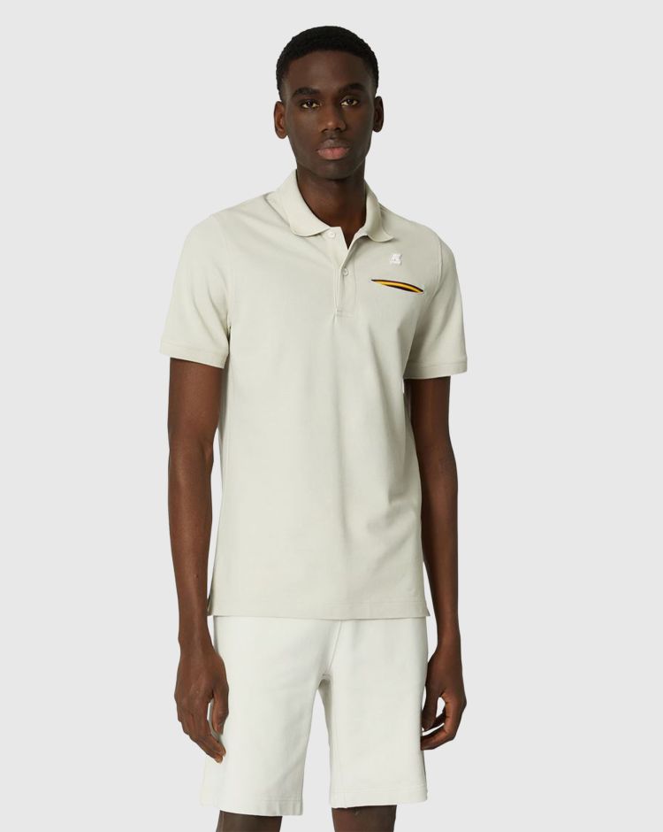 K-way Polo Briac Marrone Uomo