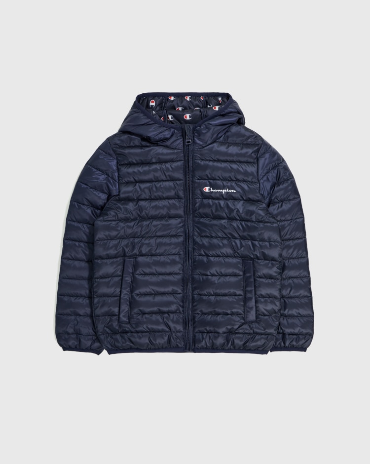 Champion Giacca Con Cappuccio Blu Navy Bambino