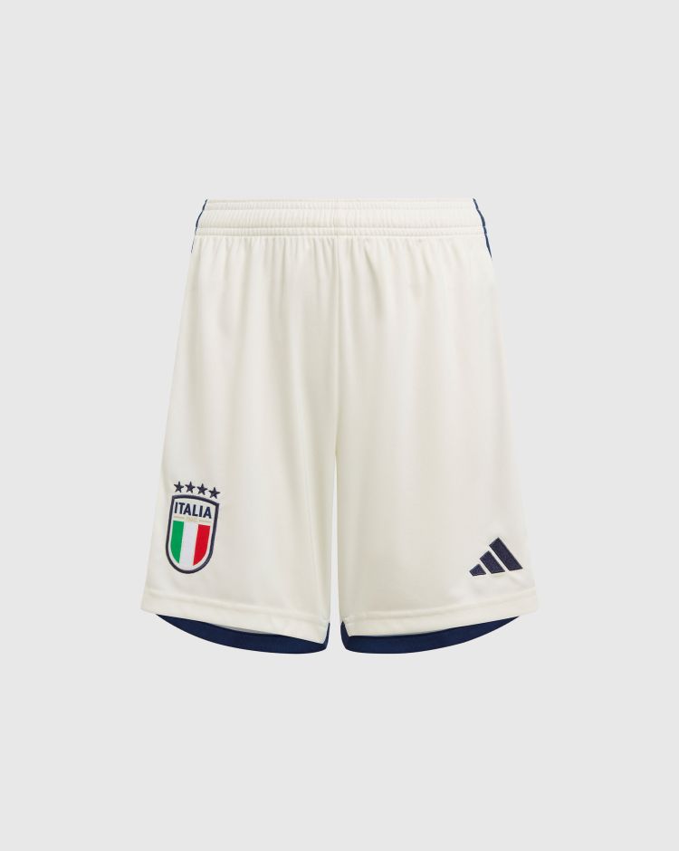 Adidas Italia 23 Short Away Bianco Bambino