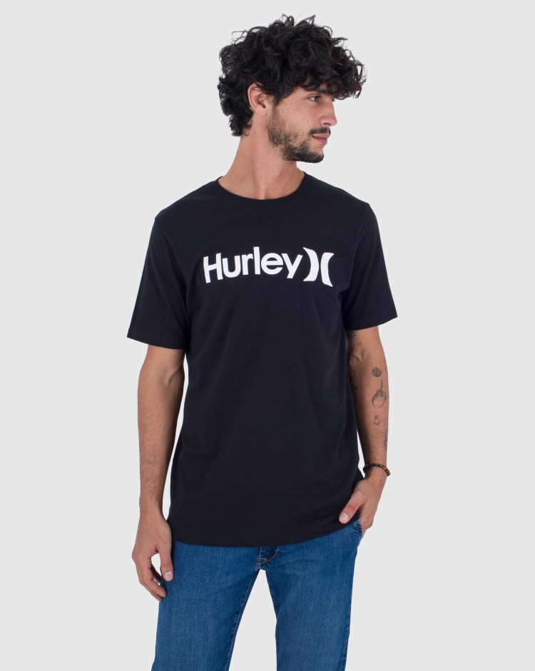 Hurley T-Shirt Everyday One and Only Nero Uomo