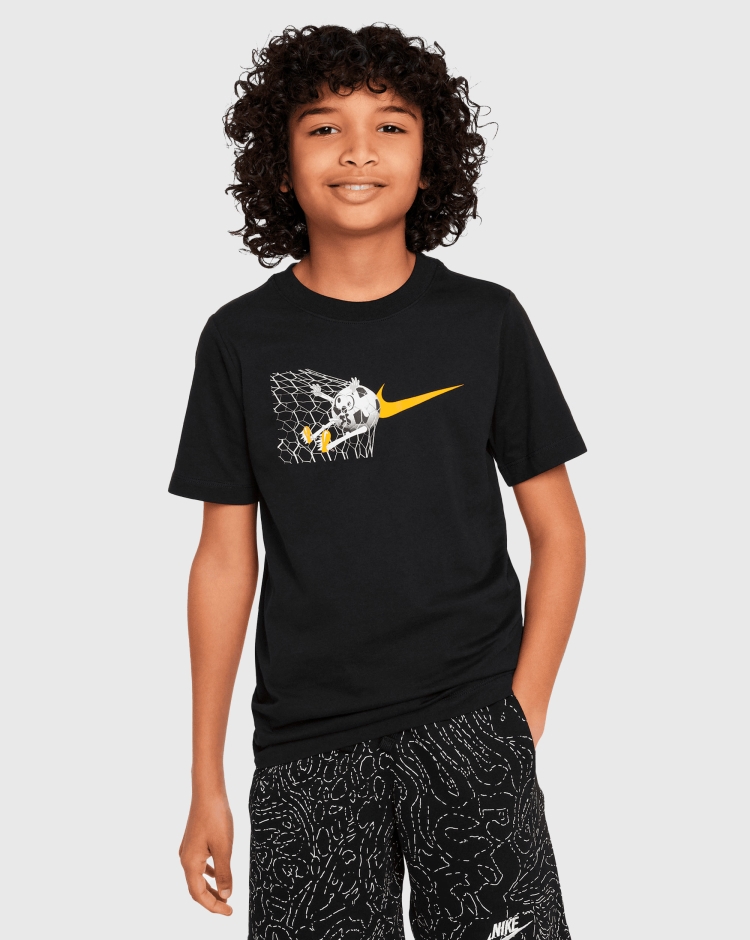 Nike Sportswear T-Shirt Soccer Ball Fa23 Nero Bambino