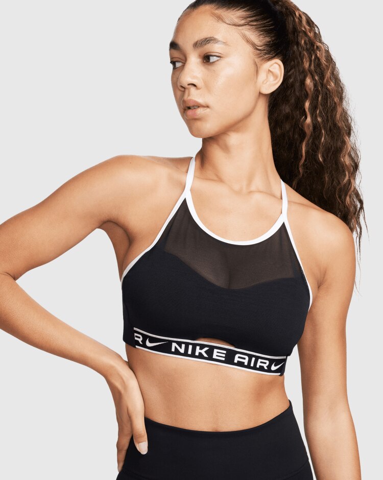 Nike Bra Air Indy Mesh Nero Donna