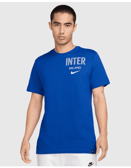 T-Shirt Inter Stacked Blu Uomo