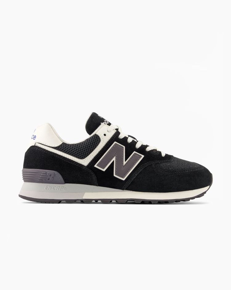 New Balance 574 Nubuck Winter Nero Donna