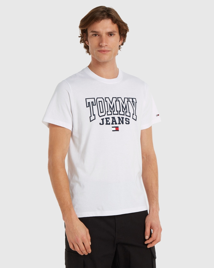 Tommy Hilfiger T-Shirt Regular Entry Graphic Bianco Uomo