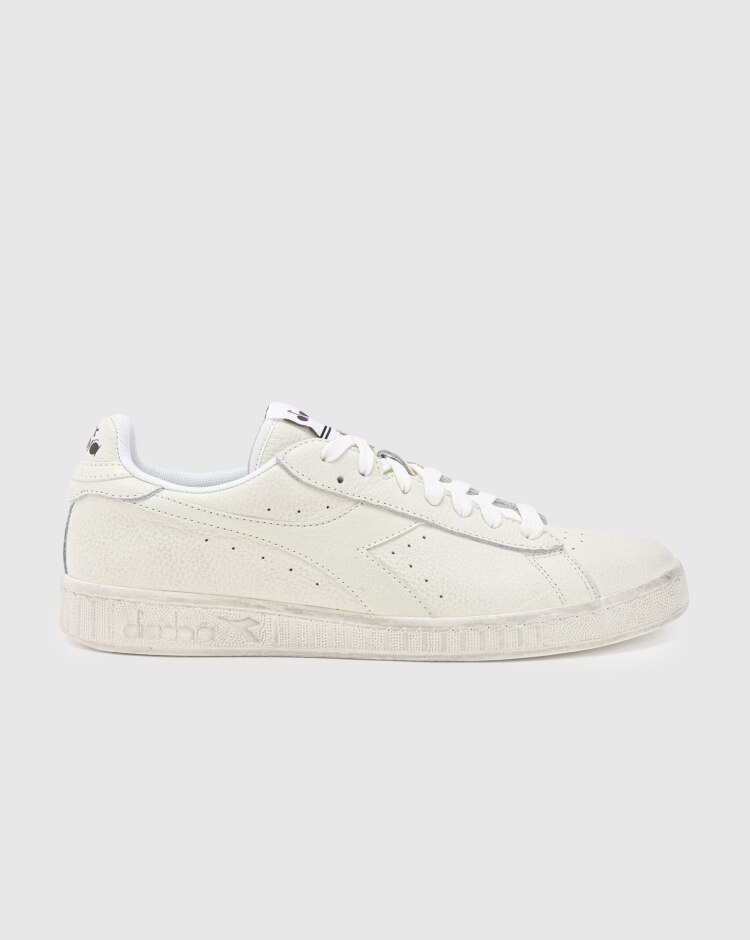 Diadora Game L Low Waxed Bianco Donna